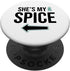 My Spice My Recipe - Funny Couple Matching PopSockets Standard PopGrip