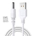 generic 3.5 1.35mm Straight Power Connector Adapter X Plug to USB Power Cable for Table Lamp