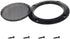 Fielect 2" Speaker Grill Cover, Black Metal Trim Decorative Circle Grille with 8 Screws