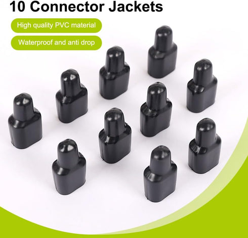 Rubber Covers Flame Retardant Rubber Boots 2-Position Power Connector Rubber Sleeves for Anderson Powerpole Connector Housing PP15-PP45 (10PCs)