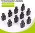 Rubber Covers Flame Retardant Rubber Boots 2-Position Power Connector Rubber Sleeves for Anderson Powerpole Connector Housing PP15-PP45 (10PCs)