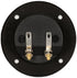 Goldwood RGT-5025-2 Sound Speaker Box Terminal Cups, 2 Round Power Speaker Terminal Plates, Black