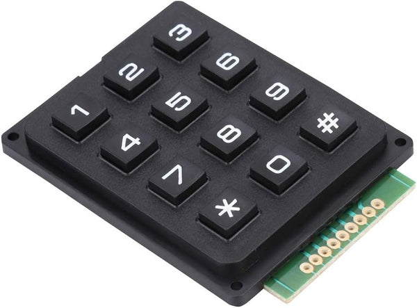 3x4 Mini Universal Keypad Module - 12 Keys Portable External Keypad for Projector Controller
