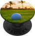 Golf Ball Palm Trees PopSockets Standard PopGrip for Golfing