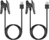 Garmin Vivosmart 4 Charger - Replacement Charging Data Cable Clip Cord (Black, 2-Pack) for Vivosmart 4.
