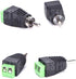 RCA Phono Male Plug to AV Screw Terminal Adapter - Solderless Audio/Video Connector, 8 PCS