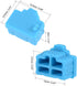 uxcell 20pcs RJ45 Silicone Protectors, Ethernet Hub Port Anti Dust Cap Cover, Blue