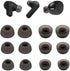 JBL Vibe 200TWS Replacement Ear Tips - Silicone Ear Buds, 6 Pairs (S/M/L) in Black, Compatible with JBL Earbuds.