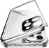 Anti-spy Screen Case for iPhone 12 Pro Max, Lock + Magnetic Adsorption Anti-Peeping Metal Frame Protective Cover