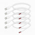 WMSDGZAI 24AWG USB 2.0 Male 2 Pin Bare Wire Pigtail Cable, 5V 2A