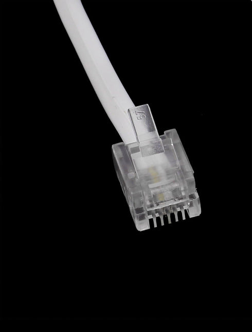 Ted Lele Male to Male 6P2C RJ11 Telephone Fax Machines Modems Straight Cable Wire, 5M / 16.4ft Long