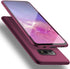 X-Level Galaxy S10e Slim Fit TPU Case - Ultra-Thin Matte Finish, Soft Bumper Cover in Wine Red