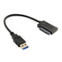 chenyang CY USB 3.0 to 7+6 13Pin Slimline SATA Cable Adapter for Laptop CD DVD ROM Optical Drive