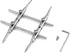 QWORK Lens Wrench, Double Head Arc Spanner for Most DSLR Cameras