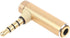 ZSYTF 90 4 3.5mm MP3 Metal Degree L Poles Male To Female AUX Headphone Adapter Connector For Mobile Phone Tablet Player