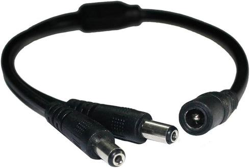 ESUMIC DC Power Female to Male Splitter Adapter Cable for LED Strip Light,