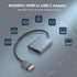 Yoidesu 4K 60Hz 100W USB C to HDMI Adapter Bidirectional with PD Charging, USB C Adapter Aluminum Plug and Play for AR