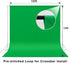 LCUIRC 10X12ft Green Screen Backdrop for Photography, Chromakey Polyester Collapsible Greenscreen Background