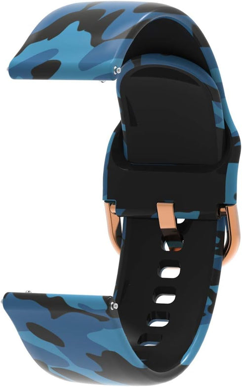 Band for Cosmo JrTrack 3/2 SE/2 Replacement Silicone Wristband, Camouflage Watch Straps for Kids Fitness Tracker