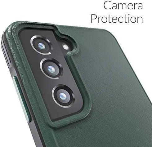 Crave Slim Guard for Galaxy S21 Case, Shockproof Case for Samsung Galaxy S21, Forest Green