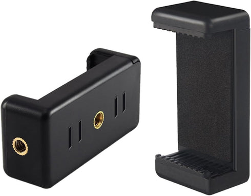 EPIPHQNY Cellphone Tripod Mount Adapter Phone Holder Clip Connectors Head Used for Monopod Selfie Stick Travel Tripod