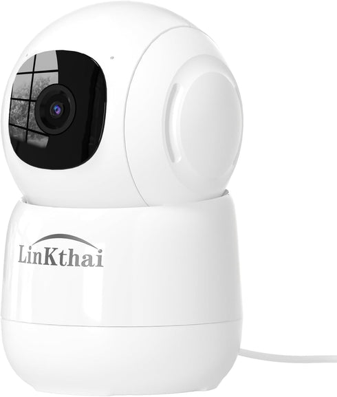 Indoor Security Camera, 2K Pet Dog Camera with Phone App, Baby Monitor with Auto Tracking, Night Vision, Cloud & SD