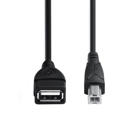 Herfair USB A to USB B Adapter Cable 2.0 Converter Cord for Printer/Scanner/Fax Machine