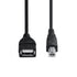 Herfair USB A to USB B Adapter Cable 2.0 Converter Cord for Printer/Scanner/Fax Machine