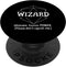 Wizard Funny Character Joke PopSockets Standard PopGrip for Roleplaying Games RPG Gamer
