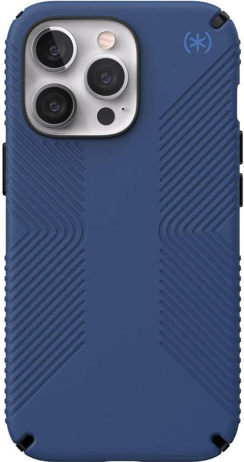 Speck Presidio2 Grip Case for Apple iPhone 13 Pro Polycarbonate,Shock-Absorbent Coastal Blue and