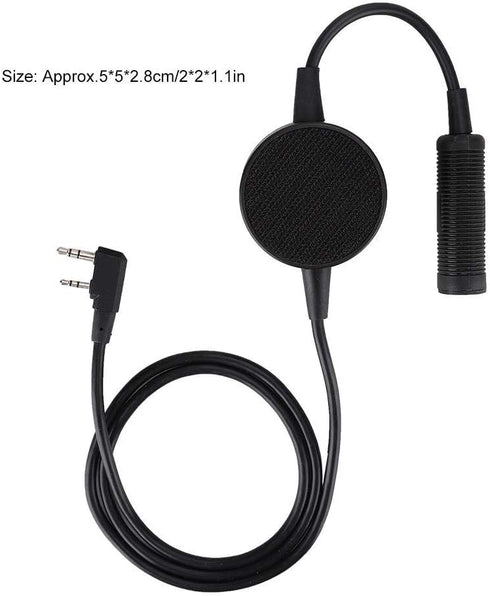 TCI PTT for Radio Walkie Talkie Headset, K Head Push to Talk PTT, TCI Round Waterproof PTT for Two Way Radio