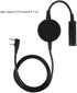 TCI PTT for Radio Walkie Talkie Headset, K Head Push to Talk PTT, TCI Round Waterproof PTT for Two Way Radio