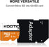 KOOTION 128GB Micro SDXC UHS-I U3 V30 A1 Memory Card - High Speed TF Card for Phone, Camera