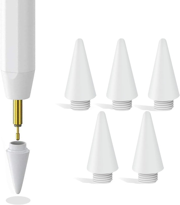Replacement Pencil Tips for Evach Stylus Pen I706, 5PCS White