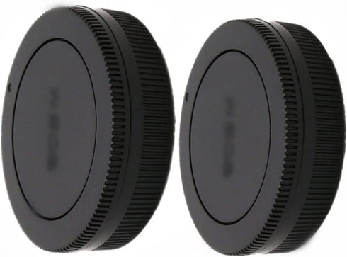 EOS-M Body Cap & Rear Lens Cap Cover Kit for Canon EF M50 M50 Mark II M5 M6 M6 Mark II M200 M100 M10 M3 M2