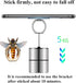 Bee Shape Style Alloy Color Paint Panel 360° Rotation Cell Phone Ring Holder Stand, Compatible with iPhone Samsung LG