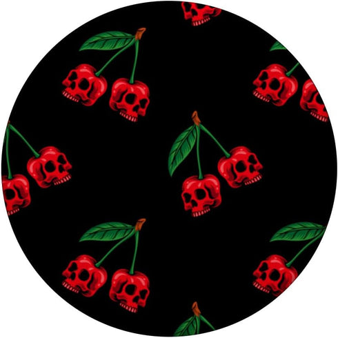 Cute Cherry Skull Pattern PopSockets Standard PopGrip with Scary Red Skulls