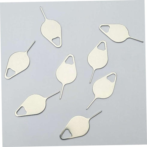 200pcs OSALADI Sim Card Ejector Tool Metal Sim Tray Remover for Smartphones Phone Pin Tool