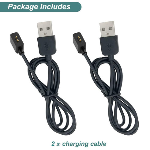 Kissmart Charger for Mi Band 8, Replacement USB Charging Cable Cord for Xiaomi Mi Band 8 Fitness Tracker (2Pack,