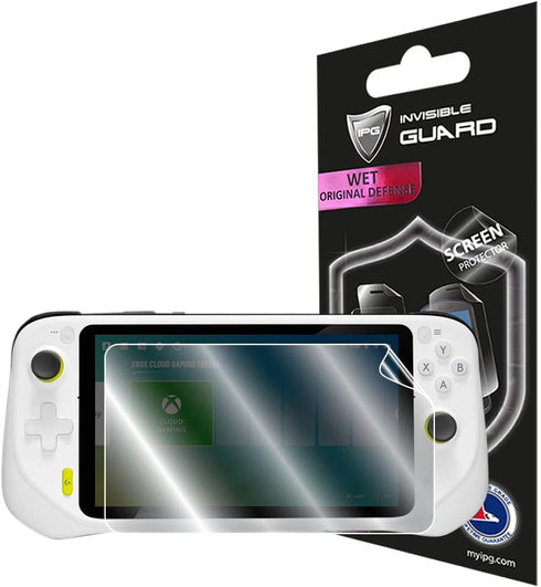 IPG Screen Protector for Logitech G Cloud Handheld Gaming Console, Invisible Touch Screen, Ultra HD Clear Film