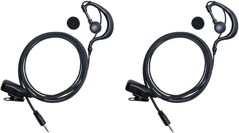 G Shape Earpiece Headset with Mic PTT, Compatible with Cobra Microtalk Cx112 PX650 PX655 ACXT145 ACXT1035r ACXT545