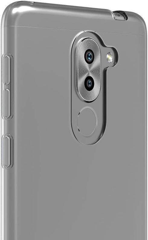 MaiJin Soft TPU Rubber Gel Bumper Case for Huawei Mate 9 Lite/Honor 6X / Huawei GR5 2017 (5.5 inch) Transparent Back