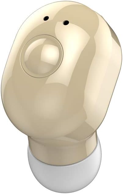 Smallest Wireless Mini Bluetooth Earbud with Mic for iPhone & Android - 4-5 Hour Playtime (Skin)
