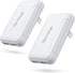 Pofesun Slim USB Wall Charger 2-Pack 3A/5V Dual Port Adapter with Foldable Plug, Flat Charging Box for iPhone 15 14 13