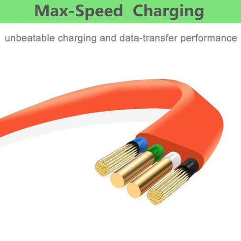 JBL Flip 4 Replacement Charging Cable, Micro USB Fast Charger Flat Cord for JBL T500BT, Flip4, Flip3, Clip3, Charge 2+,