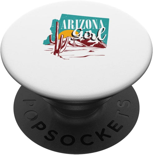 Arizona Girl Cactus Desert AZ Roots Heritage PopSockets Standard PopGrip for Women