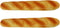 HDBHSBE French Bread 2PCS Bread, PU Realistic Long Artificial, 13.8x2.4in Bake for Display,