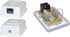 Cat6 1 Port Surface Mount Box, RJ45 Unshielded Female Port, White, with Cable Tie