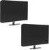 2Pack Waterproof Computer Monitor Dust Cover, Luxiv Black Full Body Cover for