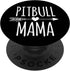 Pitbull Mama Love Pitbulls Black Background Cute Mom Gift PopSockets PopGrip for Phones & Tablets